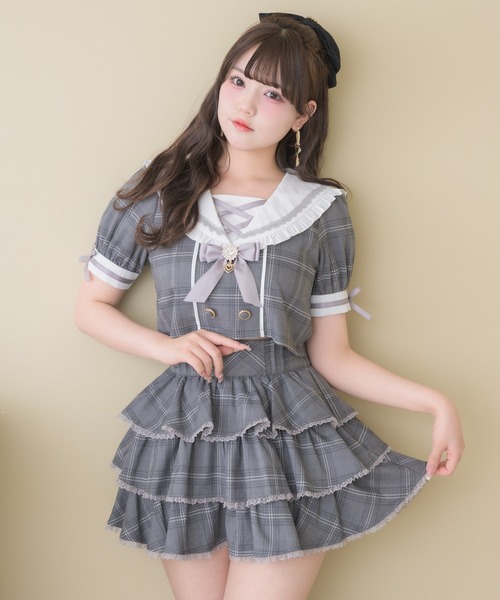ROJITA(ロジータ)の「セーラーセットアップ(セットアップ・レディース・ブラウン/グレー/ピンク・FREE)」の19枚目の写真