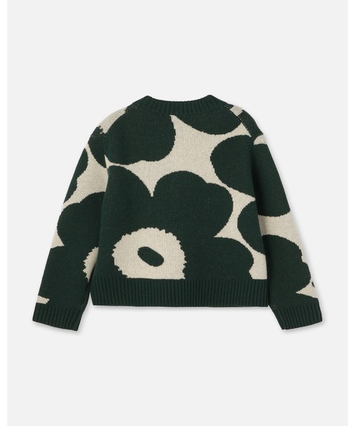 marimekko(マリメッコ)の「Virtaus Unikko / Pullover(ニット/セーター・レディース・ダークグリーン・XX-SMALL/X-SMALL/SMALL/MEDIUM/LARGE)」の6枚目の写真