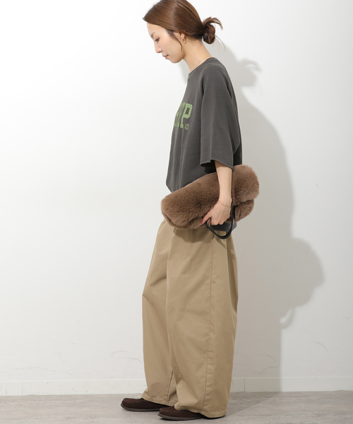 JOURNAL STANDARD relume(ジャーナルスタンダード レリューム)の「【HOLIDAYS COMFORT】 ドライインレーウラケH/S プルオーバー(Tシャツ/カットソー・レディース・ダークパープル/ブラック系その他/ブラウン・FREE)」の22枚目の写真