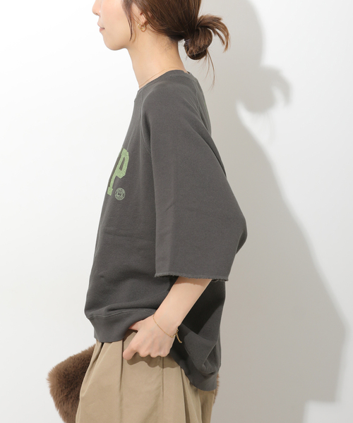 JOURNAL STANDARD relume(ジャーナルスタンダード レリューム)の「【HOLIDAYS COMFORT】 ドライインレーウラケH/S プルオーバー(Tシャツ/カットソー・レディース・ダークパープル/ブラック系その他/ブラウン・FREE)」の7枚目の写真