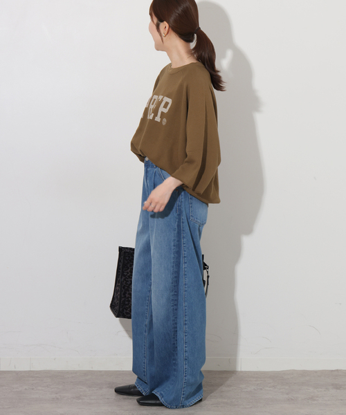 JOURNAL STANDARD relume(ジャーナルスタンダード レリューム)の「【HOLIDAYS COMFORT】 ドライインレーウラケH/S プルオーバー(Tシャツ/カットソー・レディース・ダークパープル/ブラック系その他/ブラウン・FREE)」の11枚目の写真