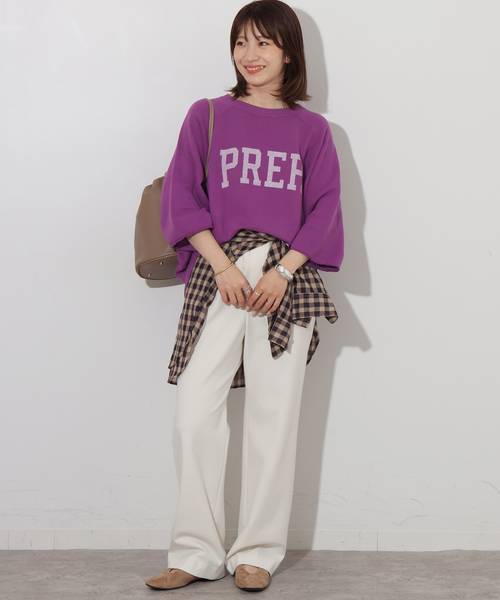 JOURNAL STANDARD relume(ジャーナルスタンダード レリューム)の「【HOLIDAYS COMFORT】 ドライインレーウラケH/S プルオーバー(Tシャツ/カットソー・レディース・ダークパープル/ブラック系その他/ブラウン・FREE)」の17枚目の写真