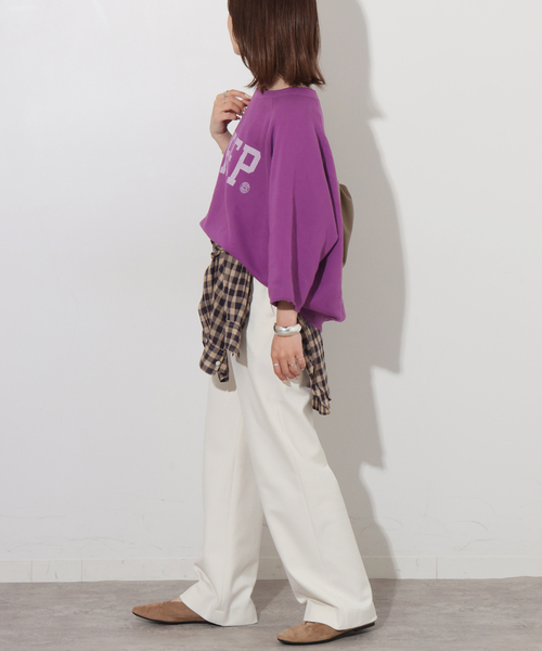 JOURNAL STANDARD relume(ジャーナルスタンダード レリューム)の「【HOLIDAYS COMFORT】 ドライインレーウラケH/S プルオーバー(Tシャツ/カットソー・レディース・ダークパープル/ブラック系その他/ブラウン・FREE)」の19枚目の写真