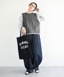 ペンネ天竺サイドスリットベスト