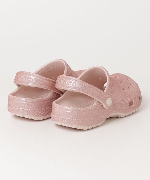 crocs（クロックス）の「crocs/クロックス CLASSIC GLITTER CLOG（サンダル・レディース・ピンク/ベージュ・22cm/23cm/24cm/25cm）」の3枚目の写真