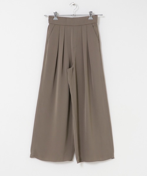 URBAN RESEARCH ROSSO WOMEN(アーバンリサーチ ロッソ)の「2タックイージーワイドパンツ(その他パンツ・レディース・ブラック/モカ/ピンク/アイボリー・TALL/36/38)」の14枚目の写真