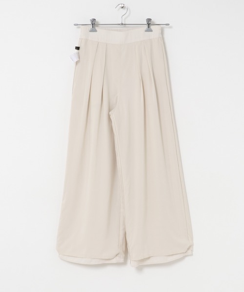 URBAN RESEARCH ROSSO WOMEN(アーバンリサーチ ロッソ)の「2タックイージーワイドパンツ(その他パンツ・レディース・ブラック/モカ/ピンク/アイボリー・TALL/36/38)」の17枚目の写真