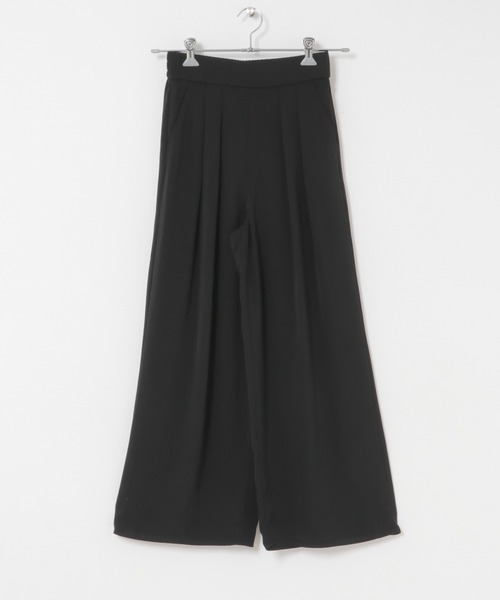 URBAN RESEARCH ROSSO WOMEN(アーバンリサーチ ロッソ)の「2タックイージーワイドパンツ(その他パンツ・レディース・ブラック/モカ/ピンク/アイボリー・TALL/36/38)」の7枚目の写真