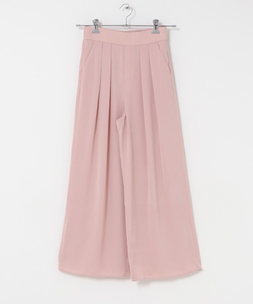 URBAN RESEARCH ROSSO WOMEN(アーバンリサーチ ロッソ)の「2タックイージーワイドパンツ(その他パンツ・レディース・ブラック/モカ/ピンク/アイボリー・TALL/36/38)」の5枚目の写真