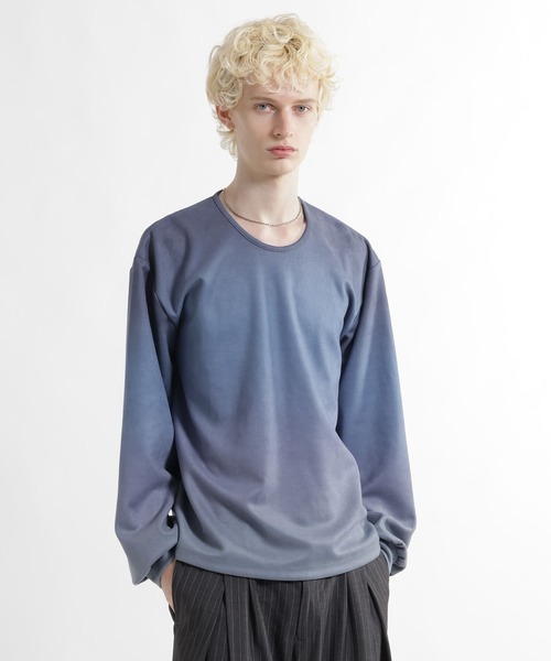 HARE(ハレ)の「リッチマテリアルユルネックスウェットプルオーバー(HARE)(スウェット・メンズ・ブラック/グレー/ブルー・SMALL/MEDIUM)」の12枚目の写真