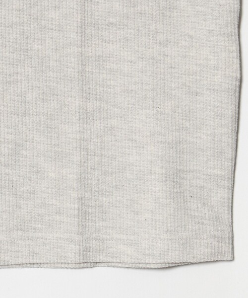 green label relaxing(グリーンレーベルリラクシング)の「ワッフル クルーネック 長袖 Tシャツ カットソー(Tシャツ/カットソー・メンズ・モカ/ブラック/ダークグリーン/グレー系・S/L/M/XL)」の16枚目の写真