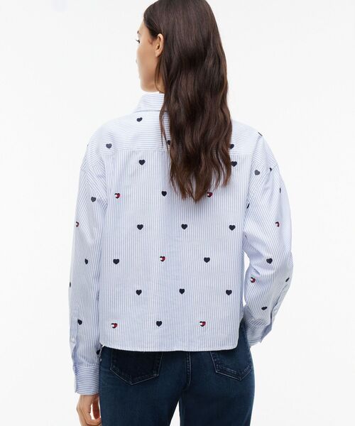 tommy jeans(トミー ジーンズ)の「ロングスリーブシャツ(シャツ/ブラウス・レディース・サックスブルー系1・X-SMALL/SMALL/MEDIUM)」の4枚目の写真