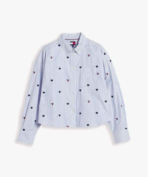 tommy jeans(トミー ジーンズ)の「ロングスリーブシャツ(シャツ/ブラウス・レディース・サックスブルー系1・X-SMALL/SMALL/MEDIUM)」の6枚目の写真