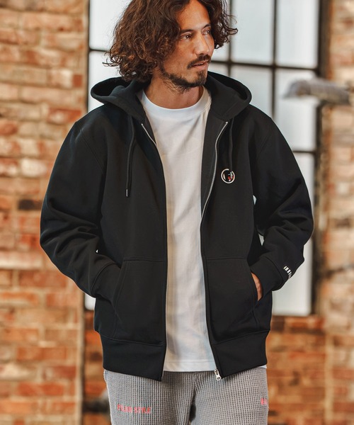 felkod(フィルコッド)の「mpa4260- USA Cotton Barcode Patch Zip Hoodie フルジップパーカー(F26F250)(パーカー・メンズ・チャコール/ホワイト/ブラック・M/S/XL/L)」の13枚目の写真