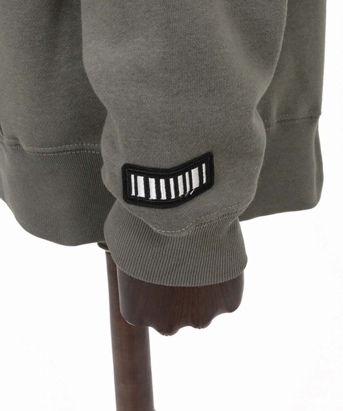 felkod(フィルコッド)の「mpa4260- USA Cotton Barcode Patch Zip Hoodie フルジップパーカー(F26F250)(パーカー・メンズ・チャコール/ホワイト/ブラック・M/S/XL/L)」の22枚目の写真