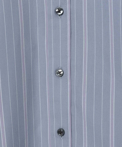 eL(エル)の「【eL】Stripe Basic Shirt/1074441(シャツ/ブラウス・レディース・ホワイト系その他/ブルー系その他・FREE)」の12枚目の写真