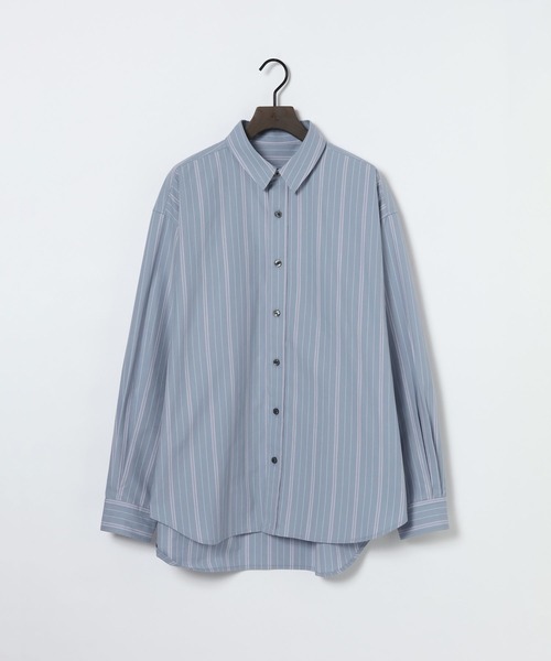 eL(エル)の「【eL】Stripe Basic Shirt/1074441(シャツ/ブラウス・レディース・ホワイト系その他/ブルー系その他・FREE)」の11枚目の写真