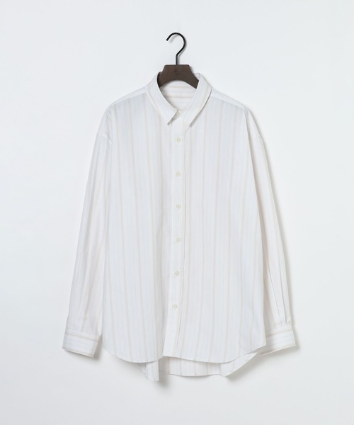 eL(エル)の「【eL】Stripe Basic Shirt/1074441(シャツ/ブラウス・レディース・ホワイト系その他/ブルー系その他・FREE)」の3枚目の写真