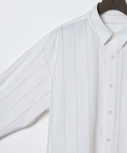 eL(エル)の「【eL】Stripe Basic Shirt/1074441(シャツ/ブラウス・レディース・ホワイト系その他/ブルー系その他・FREE)」の5枚目の写真