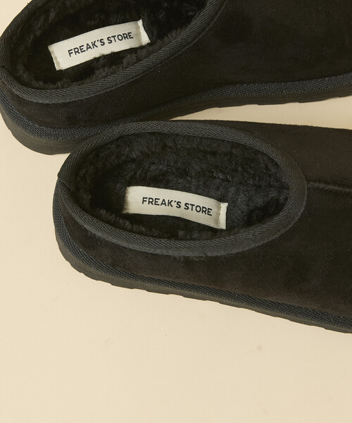 FREAK'S STORE（フリークスストア）の「限定展開　センターシーム ムートン ミュール[36～38サイズ展開]（その他シューズ・レディース・ブラック/キャメル・38/37/36）」の9枚目の写真