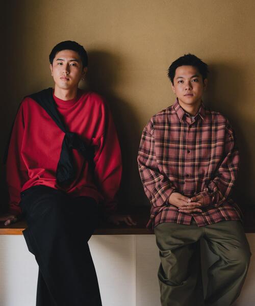 Wide Dad（ワイドダッド）の「Wide Dad　DAD HEAVY CHECK SHIRT（シャツ/ブラウス・メンズ・ピンク・1）」の4枚目の写真