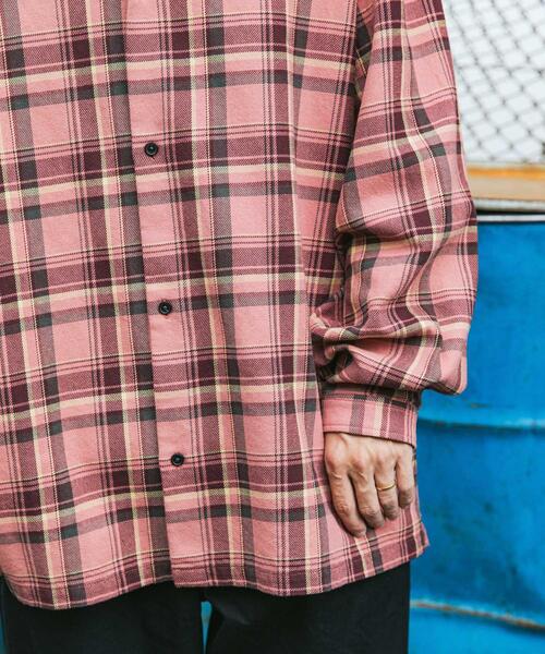 Wide Dad（ワイドダッド）の「Wide Dad　DAD HEAVY CHECK SHIRT（シャツ/ブラウス・メンズ・ピンク・1）」の21枚目の写真