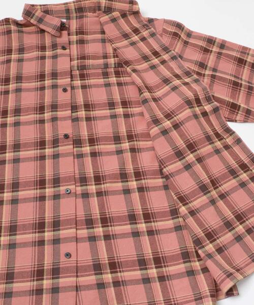 Wide Dad（ワイドダッド）の「Wide Dad　DAD HEAVY CHECK SHIRT（シャツ/ブラウス・メンズ・ピンク・1）」の18枚目の写真