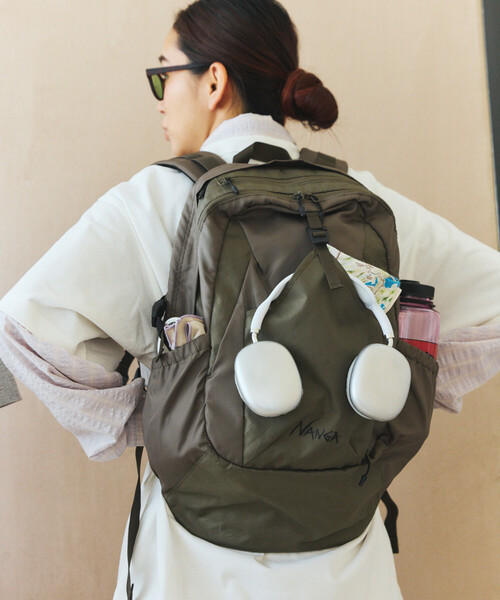 NANGA（ナンガ）の「NANGA/ナンガ ECOPAK UR BACKPACK バックパック（バックパック/リュック・メンズ・オリーブ/ブラック・ONE SIZE）」の2枚目の写真