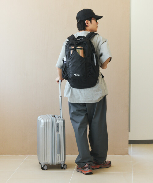 NANGA（ナンガ）の「NANGA/ナンガ ECOPAK UR BACKPACK バックパック（バックパック/リュック・メンズ・オリーブ/ブラック・ONE SIZE）」の4枚目の写真