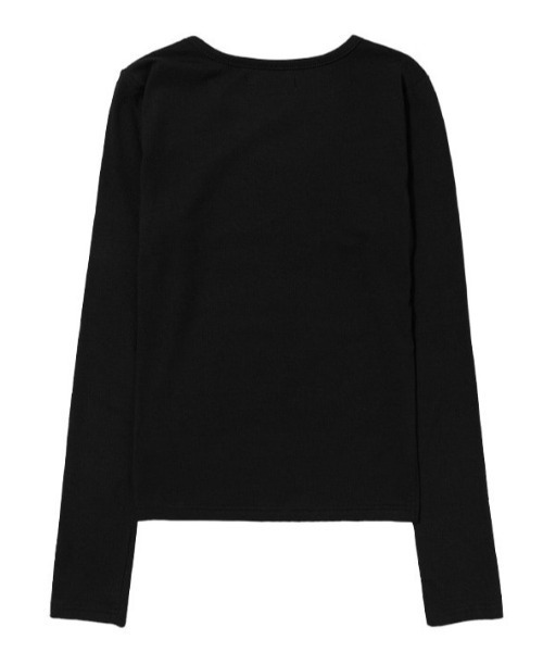 FANCY CLUB(ファンシークラブ)の「A'GEM/9 × .kom 『FANCY CLUB/ファンシークラブ』 KNUCKLE CHAIN LONG SLEEVE/ナックルチェーンロングスリーブカットソー(Tシャツ/カットソー・レディース・ホワイト/ブラック・FREE)」の15枚目の写真