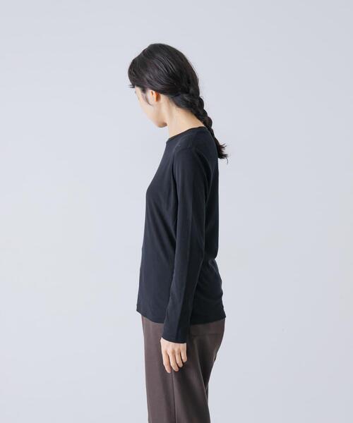 かぐれ(カグレ)の「シアークルーカットソー(Tシャツ/カットソー・レディース・ブラック/オフホワイト/グレー系その他・FREE)」の7枚目の写真