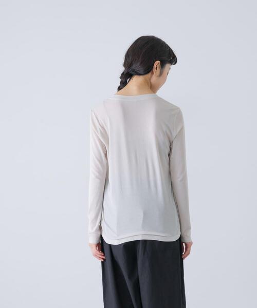 かぐれ(カグレ)の「シアークルーカットソー(Tシャツ/カットソー・レディース・ブラック/オフホワイト/グレー系その他・FREE)」の18枚目の写真