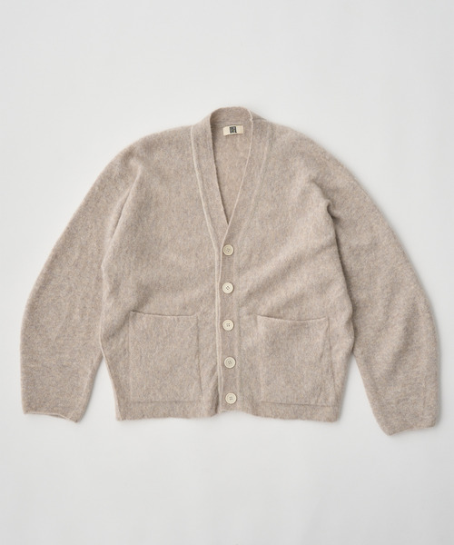 UNFIL(アンフィル)の「UNFIL アンフィル / stretch superkid mohair v-neck cardigan ストレッチスーパーキッドモヘアVネックカーディガン / WXFL-UW132(カーディガン/ボレロ・レディース・ピンク系その他/グレイッシュベージュ・1)」の6枚目の写真