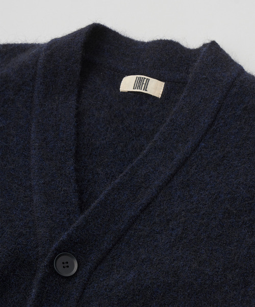 UNFIL(アンフィル)の「UNFIL アンフィル / stretch superkid mohair v-neck cardigan ストレッチスーパーキッドモヘアVネックカーディガン / WXFL-UW132(カーディガン/ボレロ・レディース・ピンク系その他/グレイッシュベージュ・1)」の9枚目の写真