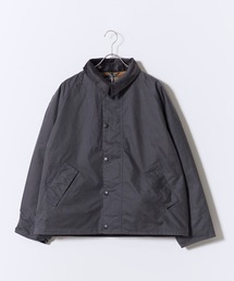 Barbour（バブアー）の「Barbour/バブア― TRANSPORT WAX JACKET ワックス ショート トランスポート コーチジャケット ジャケット オーバーサイズフィット コットン メンズ ワーク ミリタリー 2026秋冬 秋服 冬服（テーラードジャケット）」