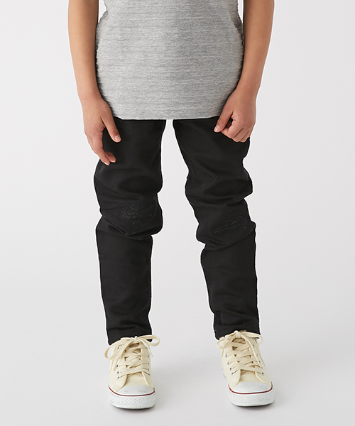 AZUL by moussy（アズールバイマウジー）の「カラードビーリメイクパンツ（その他パンツ・キッズ・ブラック/カーキ/ライトグレー・150/140/100/120/110/130）」の2枚目の写真