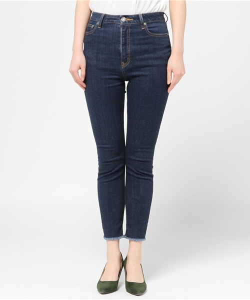 MOUSSY（マウジー）の「iSKO HW EMOTION fringe SKINNY2（デニムパンツ・レディース・ブルー/ライトブルー・27inch/26inch/23inch/24inch/25inch）」の3枚目の写真