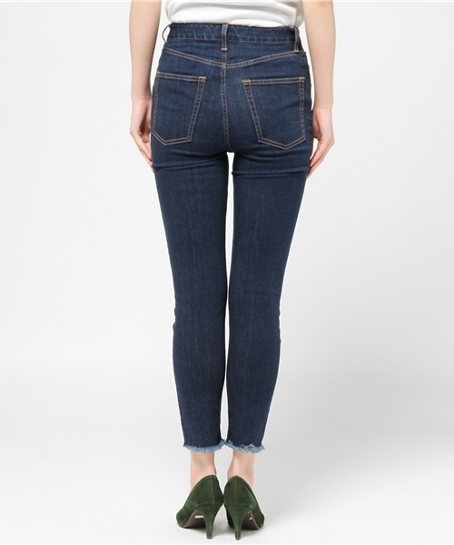 MOUSSY（マウジー）の「iSKO HW EMOTION fringe SKINNY2（デニムパンツ・レディース・ブルー/ライトブルー・27inch/26inch/23inch/24inch/25inch）」の5枚目の写真