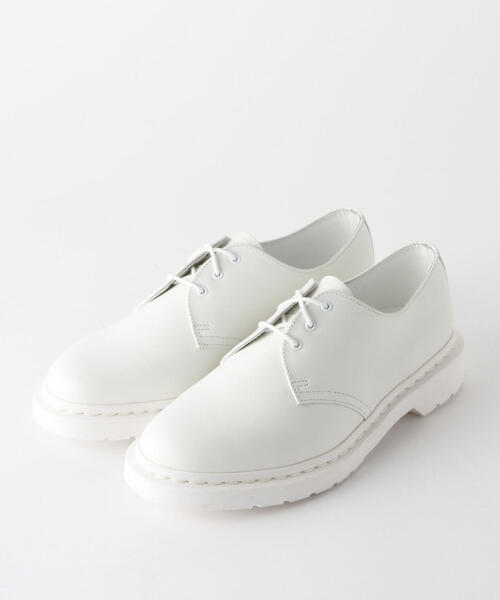Dr. Martens（ドクターマーチン）の「[ ドクターマーチン ] Dr.Martens 1461 モノ 3ホール シューズ（その他シューズ・メンズ・ホワイト/ブラック・9/8/7）」の2枚目の写真