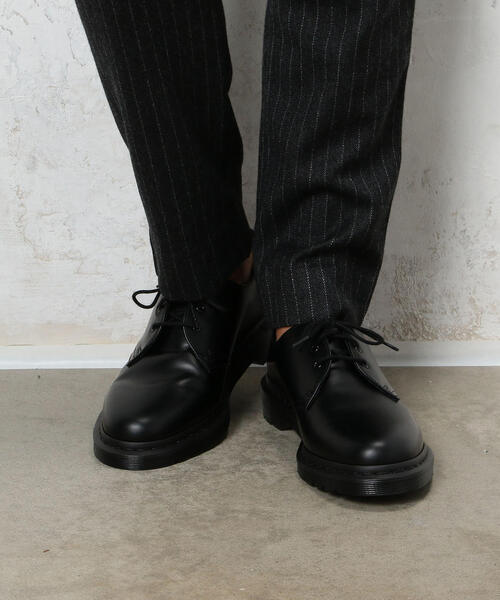 Dr. Martens（ドクターマーチン）の「[ ドクターマーチン ] Dr.Martens 1461 モノ 3ホール シューズ（その他シューズ・メンズ・ホワイト/ブラック・9/8/7）」の3枚目の写真