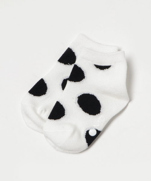 MR（まる）の「[13-24]ドットソックス（ソックス/靴下・キッズ・レッド/オフホワイト/ブルー・L/S/SS/M）」の7枚目の写真