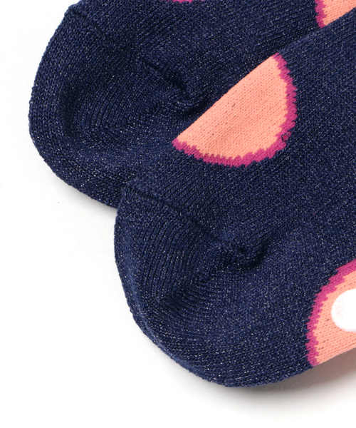 MR（まる）の「[13-24]ドットソックス（ソックス/靴下・キッズ・レッド/オフホワイト/ブルー・L/S/SS/M）」の5枚目の写真