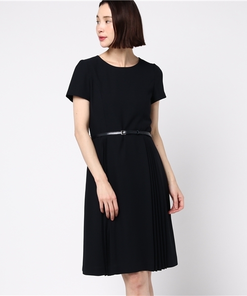 Katharine Ross キャサリンロス の Katharine Ross 入学式 入園式などのセレモニーシーンにオススメ ジョーゼット 半袖ワンピース ワンピース Wear