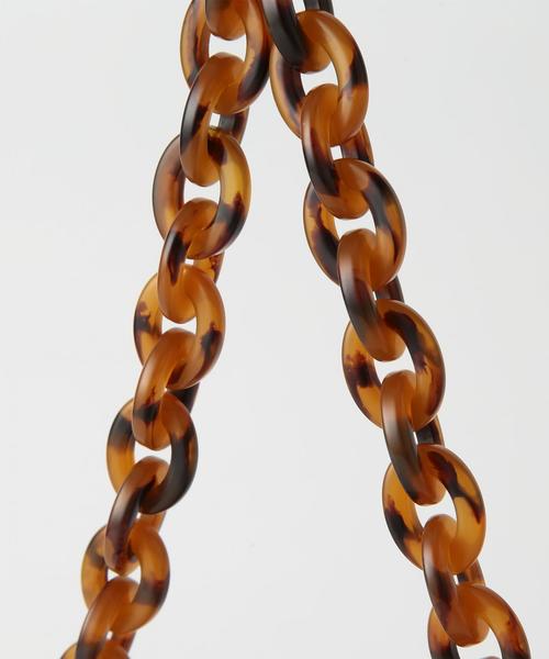 Another Edition（アナザーエディション）の「ゴブランチェーンバッグ（ショルダーバッグ・レディース・ブラック/ナチュラル・フリー）」の7枚目の写真