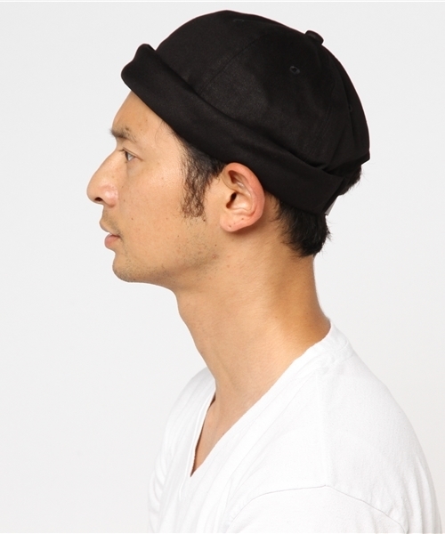 WEGO（ウィゴー）の「WEGO/ロールキャップ（キャップ・メンズ・キャメル/ダークインディゴブルー/ブラック・FREE）」の4枚目の写真