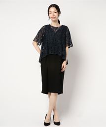【STUDIOUS】 レース アンサンブルワンピース