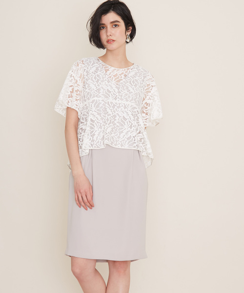 STUDIOUS(ステュディオス)の「【STUDIOUS】 レース アンサンブルワンピース(ワンピース・レディース・ベージュ/カーキ/ブラック・38/36)」の11枚目の写真