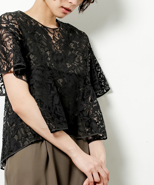 STUDIOUS(ステュディオス)の「【STUDIOUS】 レース アンサンブルワンピース(ワンピース・レディース・ベージュ/カーキ/ブラック・38/36)」の14枚目の写真