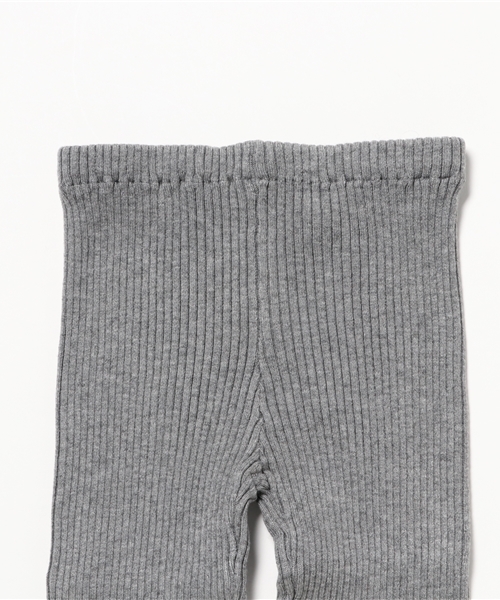 nino（ニノ）の「[130-140]リブレギンス（レギンス/スパッツ・キッズ・杢グレー/ブラック・130cm/140cm）」の3枚目の写真