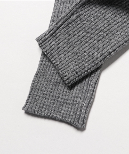 nino（ニノ）の「[130-140]リブレギンス（レギンス/スパッツ・キッズ・杢グレー/ブラック・130cm/140cm）」の4枚目の写真